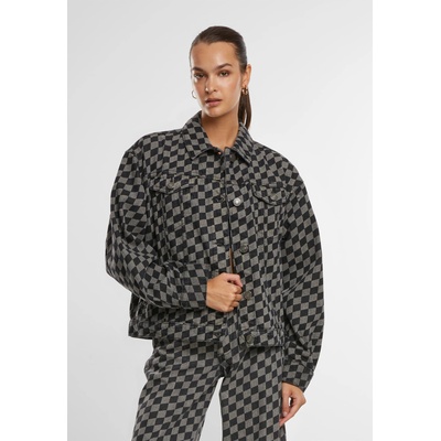 Urban Classics Дамско дънково яке в черно Urban Classics 80? s OversizedUB-TB6896-14128 - Черен, размер L