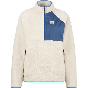 Passenger Дамски поларен пуловер Passenger Women's Home 2.0 1/2 Zip Recycled Sherpa Fleece Fleece jacket - Oatmeal (105-6082-0412)