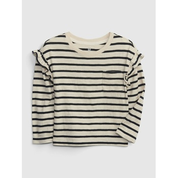 GAP Бебешка раирана тениска от органичен памук GAP GAP | Sin | Момичешки | 3 години