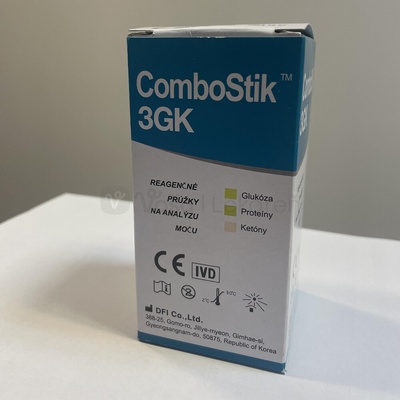 ComboStik 3GK Reagenčné prúžky na analýzu moču 100 ks