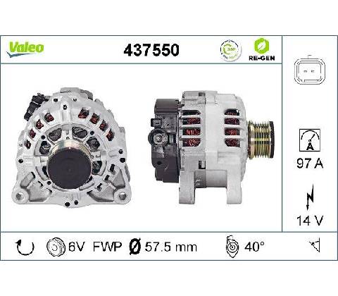 Alternátor VALEO 437550