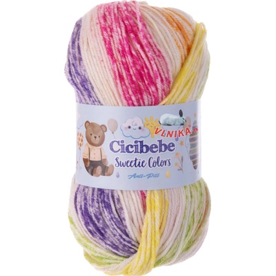 Kamgarn Příze Cicibebe Sweetie Colors Varianta: 101