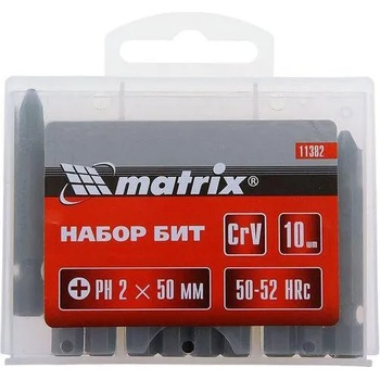 MTX Комплект битове PH2 х 50 mm, 10 бр. MTX 113829