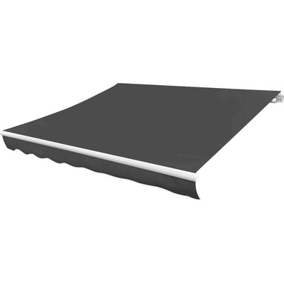 SHUMEE Plachta na markýzu, antracit 350 x 250 cm