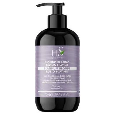 HS Milano Hair Color Mask farbiaca maska na vlasy Platinum Blonde 250 ml