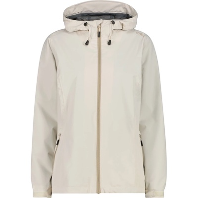 CMP Дамско водоустойчиво яке CMP Women's Jacket Fix Hood with Pack Pocket Waterproof jacket - Vaniglia - размер 36 (EU) (102-5201-0612)
