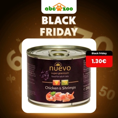NUEVO CAT Adult Kuracie s krevetami 200 g