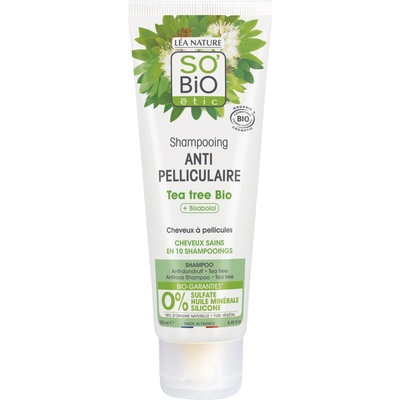 LÉA NATURE SO BiO étic šampón proti lupinám Tea Tree & Bisabolol 250 ml