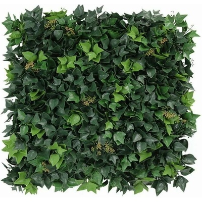 Umělý živý plot HEDERA BLOOM PREMIUM, 4ks dílce 50x50cm, plocha 1m2