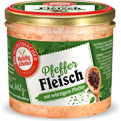Mehlig & Heller pepřové vepřové maso ve vlastní šťávě 250 g – Zboží Dáma