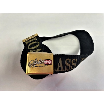 Split GOLD BLACK belt Black
