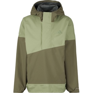 adidas Terrex Детско водоустойчиво яке adidas Terrex Kid's XPL 2.5L Anorak Waterproof jacket - Olive Strata / Tent Green - размер 128 (EU) (703-6889-0212)