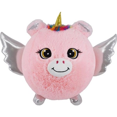 Надуваем плюшен приятел - Розов еднорог 23см