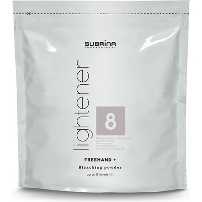 SUBRÍNA Professional Lightener Freehand+ 8 melírovací prášek pro balayage a ombre 400 g