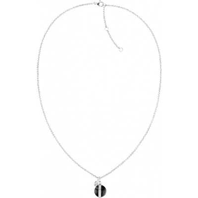 Tommy Hilfiger Štýlový náhrdelník s onyxom 2780761