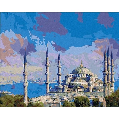 zuty Malování Podle Čísel Mešita Sultána Ahmeda 80 x 100 Cm Plátno