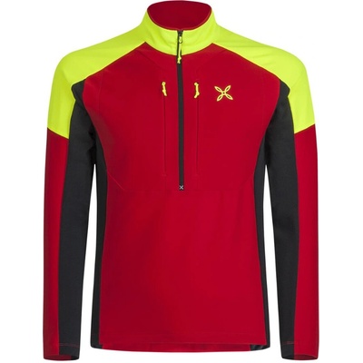 MONTURA mikina FORCE ANORAK červeno/žlutá