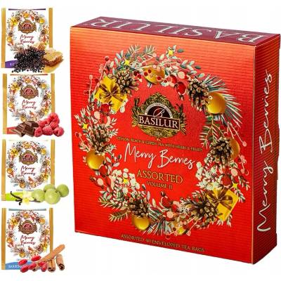 Basilur MERRY BERRIES VOL II sada čajov 4 príchute TAŠKY darček 40 ks