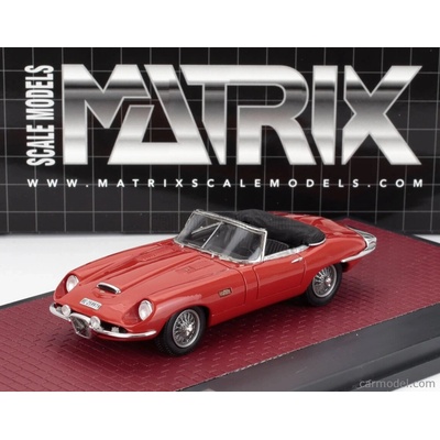 Matrix scale models Jaguar E type Frua Roadster Open 1964 Red 1:43