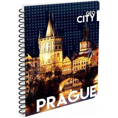 Тетрадка Karton Geo City Prague А4 60л. сп. , меки (1120676-7-58817)