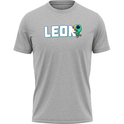 Brawl Stars Tričko Leon šedá