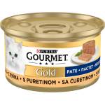 Purina Gourmet gold Пастет за възрастни котки - Пуешко месо (85 г)