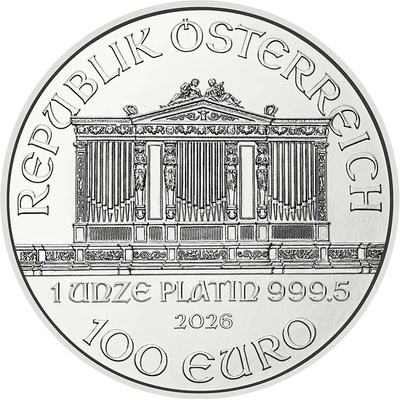 Münze Österreich mince Platinová Wiener Philharmonic 2026 1 oz – Zboží Dáma