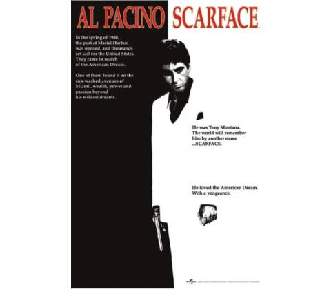 Plakát Scarface One Sheet