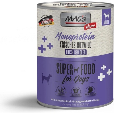 MAC's Dog Monoprotein консерва с 99% еленско месо за кучета