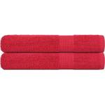 vidaXL Кърпи FROGN 2 бр. Червени 100x200 см 360 г/м2 (136938)