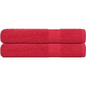 vidaXL Кърпи FROGN 2 бр. Червени 100x200 см 360 г/м2 (136938)