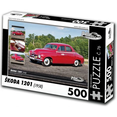 Retro‐auta Škoda 1201 1958 500 dílků