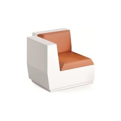 EURO 3 PLAST Designová sedačka BIG CUT - rohový díl - 6281 Barva sedáku Bílá