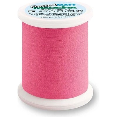 Vyšívací nit PES Madeira Frosted Matt 40 (500m) barva 7909 neon pink