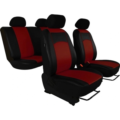 Autopotah Automega Volkswagen T5 3 místa kožené TUNING vínové