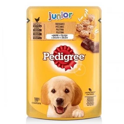 PEDIGREE Junior пауч пилешко и ориз 100гр
