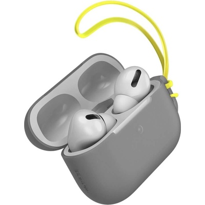 Baseus Защитен калъф Baseus Lets Go Jelly Lanyard Case за Apple Airpods Pro, сив (WIAPPOD-D0G)