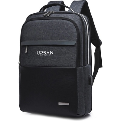 Urban Explorer Раница за лаптоп Urban Explorer TechVista, до 15.6" (39.62 cm), USB порт, черна (UE085BK)