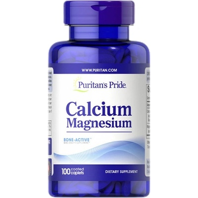 Puritan's Pride Calcium Magnesium Chelated 500 mg [100 капсули]