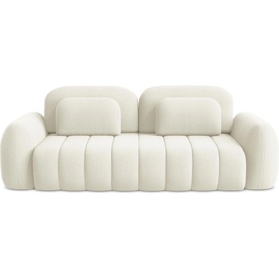 makamii Бежов разтегателен диван с място за съхранение от букле 266 cm Pele - Makamii (PELE_3SF_40_P1_C2)