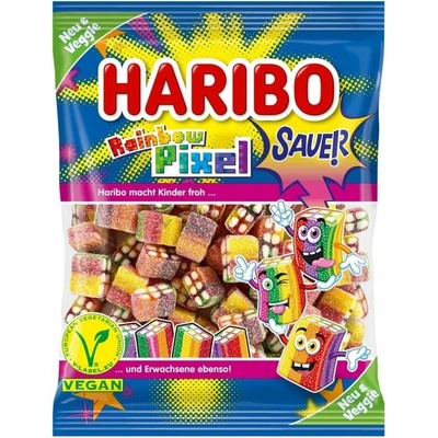 Haribo Rain Bow Pixel sauer želé cukríky 160 g