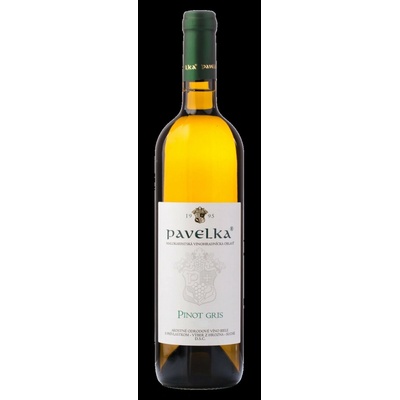 Pavelka a syn Pinot Gris 2021 Výber z hrozna 13% 0,75 l (čistá fľaša)