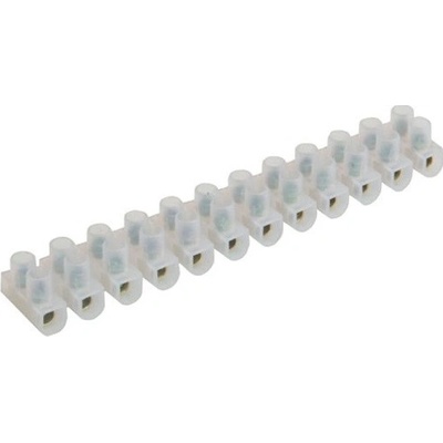 SOLIGHT svorkovnica instalačná, prierez 4mm2, biela 1R02
