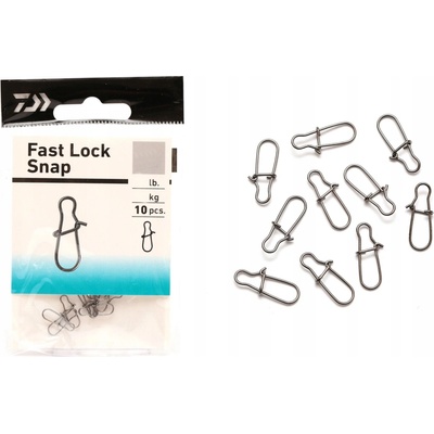 Daiwa Karabinka Fast Lock Snap veľ.2 18 kg 10 ks