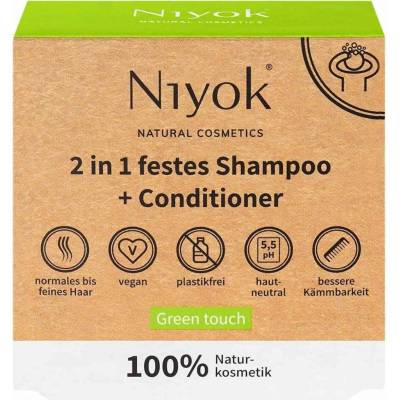 Niyok tuhý šampón+kondicionér Green Touch