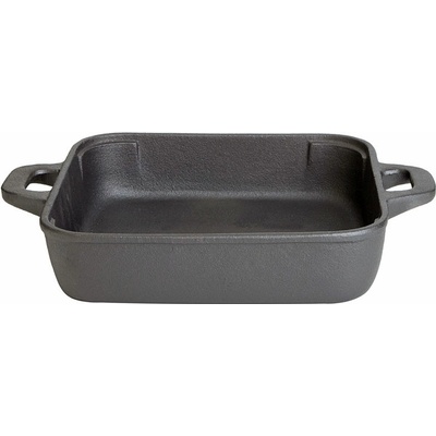 ALLGRILL Litinová pánev 25 x 25 x 6 cm, čtvercová s madly PWI 4538