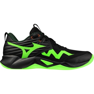 Mizuno Wave Momentum Pro Black/Glowing Apple