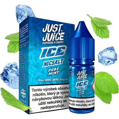 Just Juice Salt ICE Pure Mint 10 ml 11 mg