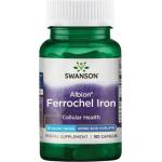 Swanson Albion Chelated Ferrochel Iron 18 mg [180 капсули]