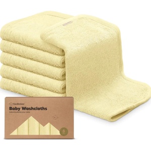 KeaBabies Kърпи От Органичен Бамбук 6 бр Жълти KeaBabies (KB012-08)